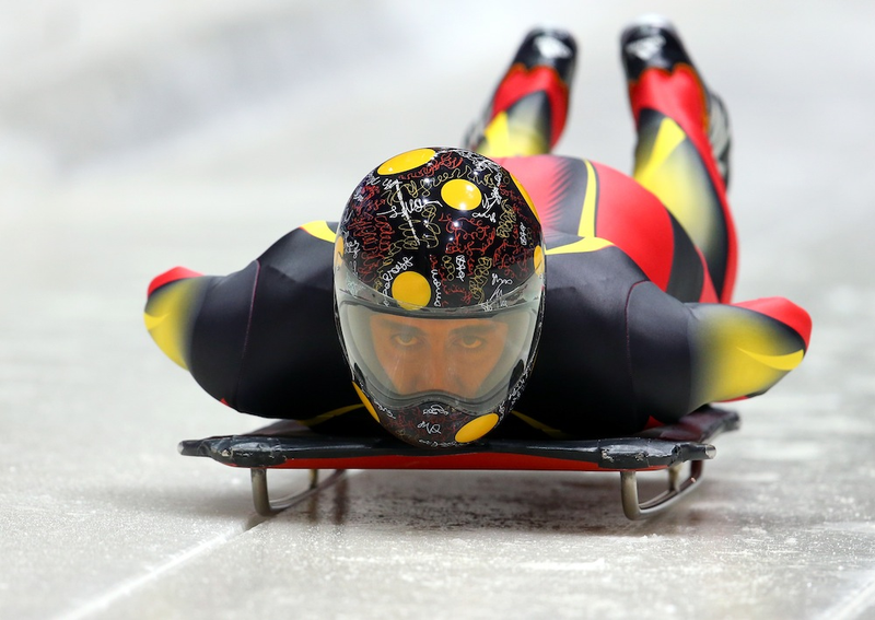 Illustration for article titled Skeleton Helmets Are The Coolest Thing At The Olympics